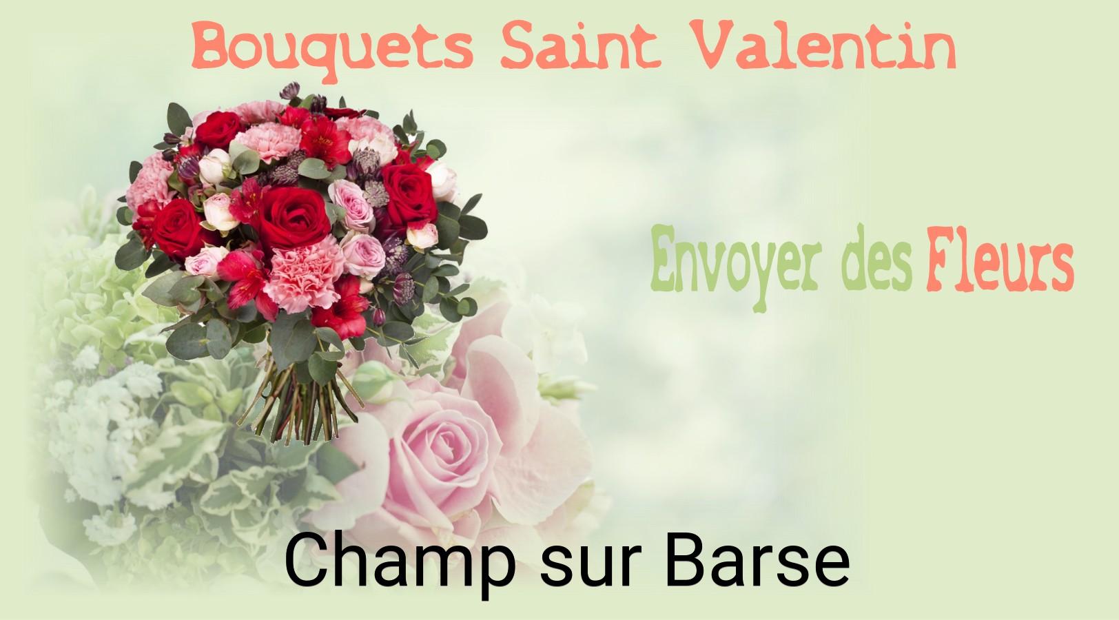 Roses de Saint-Valentin livrées à Champ-sur-Barse